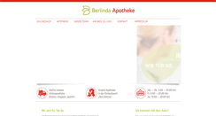 Desktop Screenshot of berlinda-apotheke.com