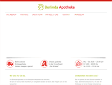 Tablet Screenshot of berlinda-apotheke.com